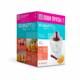Соковыжималка SC-JE50C06 WH/RED 25W SCARLETT
