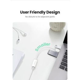 Внешняя звуковая карта UGREEN US206 30712 USB A Male to 3.5 mm Aux Cable. Цвет: белый 30712_