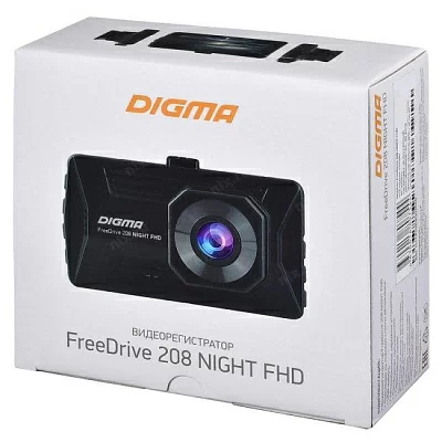 Видеорегистратор Digma FreeDrive 208 Night FHD черный 2Mpix 1080x1920 1080p 170гр