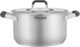 Кастрюля 2.3л Rondell Stolz RDS-1752, нержавеющая сталь, с крышкой