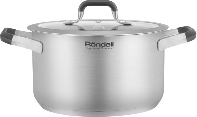 Кастрюля 2.3л Rondell Stolz RDS-1752, нержавеющая сталь, с крышкой