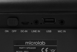 Колонка портативная Microlab BP12, 20Вт, черный