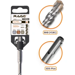 Бур (8x210 мм; SDS+) RAGE by VIRA 560821