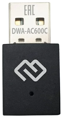 Сетевой адаптер WiFi Digma DWA-AC600C AC600 USB 2.0 (ант.внутр.) 1ант. (упак.:1шт)