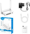 Маршрутизатор CUDY WR1200E AC1200 Wi-Fi Router Dual Band, Chipset MediaTek, 802.11ac/a/b/g/n, 867Mbps at 5GHz + 300Mbps at 2.4GHz, 4 × 10/100Mbps Ports, WiFi router/AP/ Repeater/WISP Mode,4  5dBi fixed antennas,  Guest network, WPS, DDNS, VPN Client, IPv6