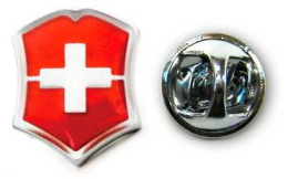 Значок Victorinox красный [4.1888]