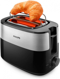 Тостер PHILIPS HD2516,  черный/стальной [hd2516/90]