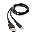 Cablexpert Кабель USB2.0 AM/Type-C, 3А, QC3.0, Mobile1, 1м, черный, коробка CCB-USB2-AMCMO1-1MB