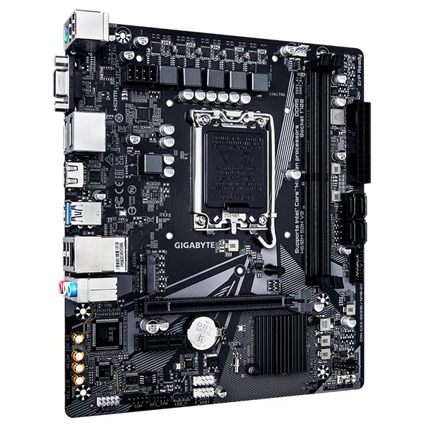 Материнская плата Gigabyte H610M S2H V2 Soc-1700 Intel H610 2xDDR5 mATX AC`97 8ch(7.1) GbLAN+VGA+HDMI+DP