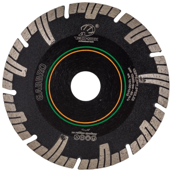 Диск алмазный турбо по граниту GABBRO (125х22.2 мм) TECH-NICK 121001013