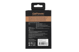 Сетевое З/У/ Сетевое З/У GoPower GPQC10 1USB+2Type-C 65W QC3.0 GAN белый (00-00028405)