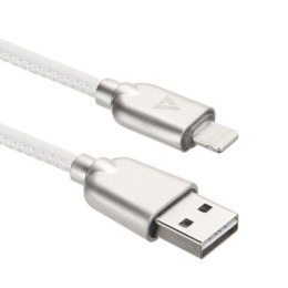 Кабели USB ACD USB кабель ACD-Allure Lightning ; USB-A Кожа, 1м, белый ACD-U926-P5W