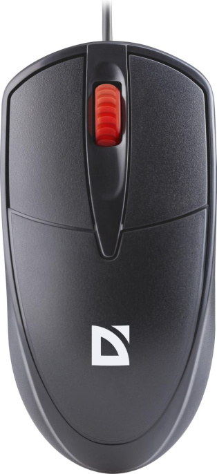 Мышь проводная Defender Icon MB-057, оптическая, USB, 1000dpi, черный [52057]