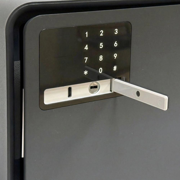 Сейф мебельный LockSworth VS4523-BK взломостойкий встраиваемый 200x310x200мм электронный/ключевой