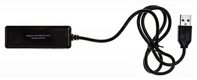 Разветвитель USB 2.0 Buro BU-HUB4-0.5L-U2.0 4порт. черный