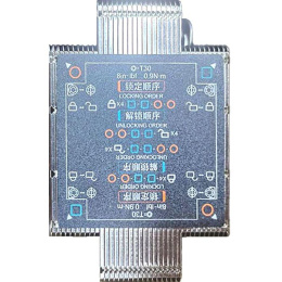 Радиатор/ Gooxi 2U4HP-T027-GP coolers for AMD motherboards ,TDP 280W