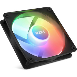 Кулер для корпуса ПК/ Case Cooler NZXT F120 RGB Core 120x120x25mm, 4-pin PWM, RGB, 78.86CFM, 33.88dBA, 1800RPM, Black RF-C12SF-B1