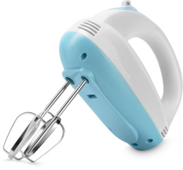 Миксер ручной Maxwell MW-1360 300Вт белый/голубой