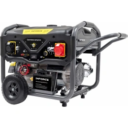 Бензиновый трехфазный генератор Inforce (8,5 кВт при 400/230В; эл.стартер; ATS; колёса и ручки) GL 8500E-3D