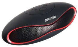 Колонка порт. Digma S-10 черный 3W 1.0 BT SP103B
