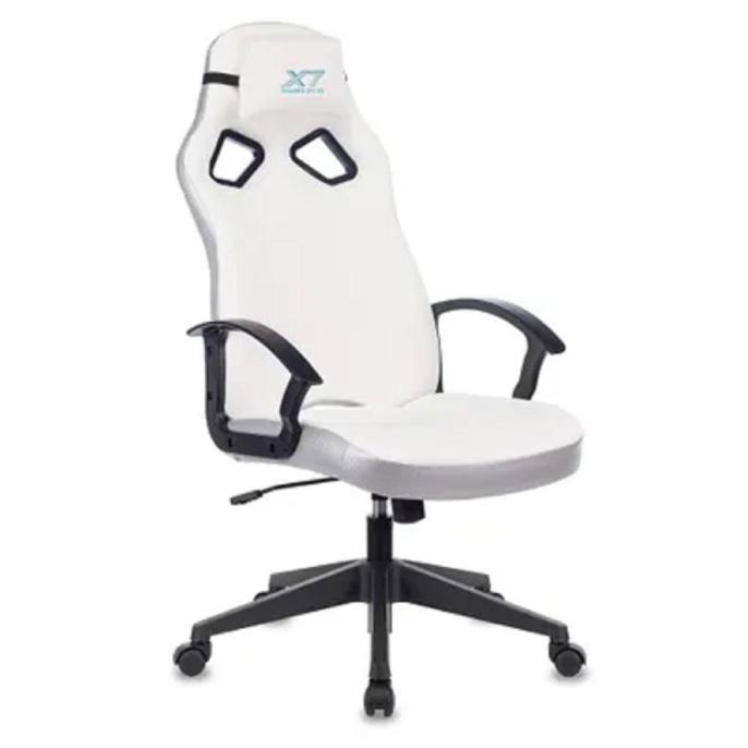 Кресло игровое A4Tech X7 GG-1000W белый эко.кожа крестов. пластик черный 1488260