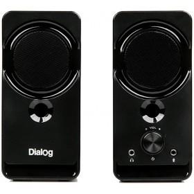 Акустические колонки Dialog Stride AST-22UP - 2.0, 8W RMS, Phone Out, Mic In, черные, питание от USB