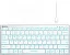 Клавиатура A4Tech Fstyler FX61 белый USB slim LED (FX61 WHITE)