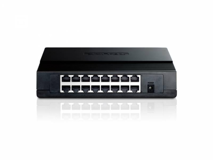 Коммутатор TP-LINK TL-SF1016D, неуправляемый