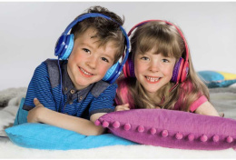 Наушники мониторные Hama Blink`n Kids 1.2м розовый проводные оголовье 00135664