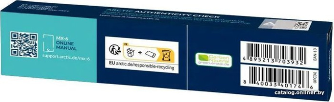 Термопаста Arctic Cooling MX-6 Thermal Compound 8-gramm ACTCP00081A