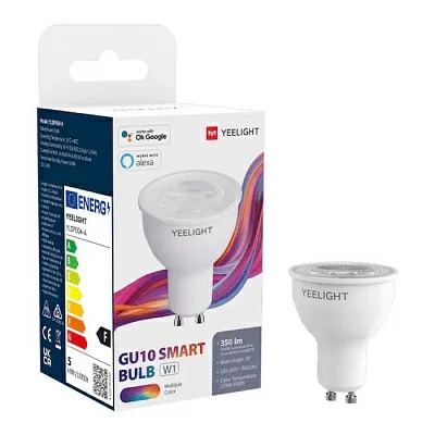 Умная лампа Yeelight Essential W1 GU10 4.5Вт 350lm Wi-Fi (упак.:1шт) (YLDP004-A)