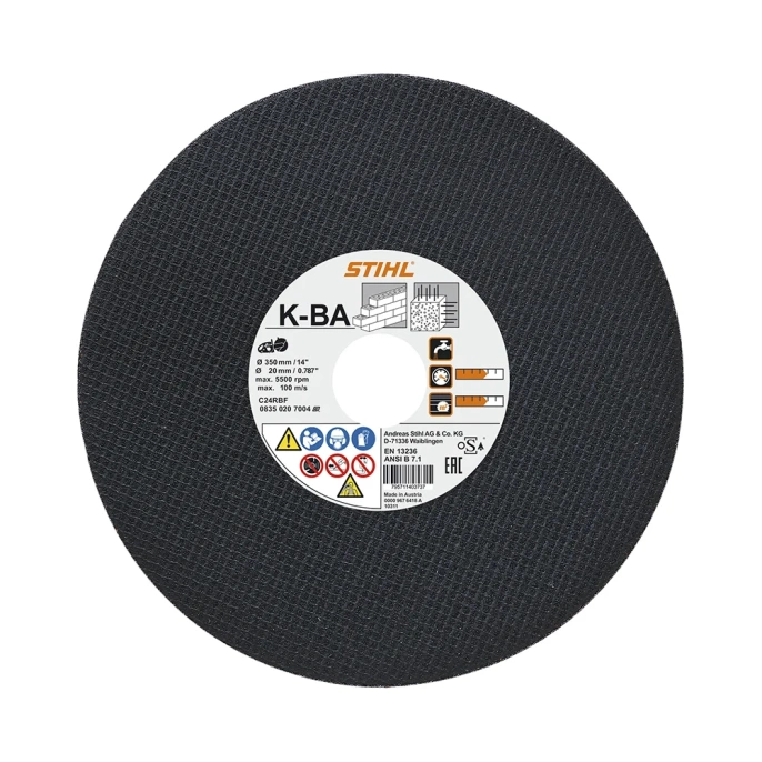 Абразивный отрезной круг из синтетической смолы, B 350 мм DE/FR/GB Stihl 0835-020-7001
