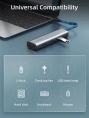 USB-Хаб CABLETIME CB21G (CT-HUBP4-AG) на USB3.0×4 4-в-1