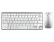 Комплект беспроводной клавиатура+мышь Qumo Paragon K15/M21, Wireless, Серебристый/Белый 24188