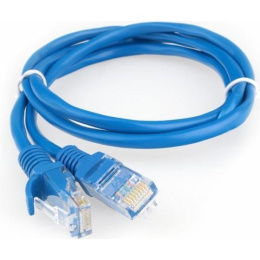 Гарнизон PC-UTP-5e-1-B кат.5e, Патч-корд UTP 1м, литой, многожильный синий