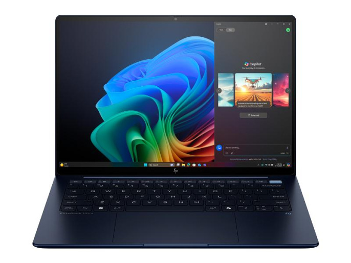 Ноутбук HP EliteBook Ultra G1i AI U7-258V,14" 3K 2880x1800 OLED 400cd Touchscreen IR AG,32Gb LPDDR5x-8533,1Tb SSD NVMe,64Wh,ENG/RU Kbd Backlit,1.2kg,Blue,1y,Win11Pro