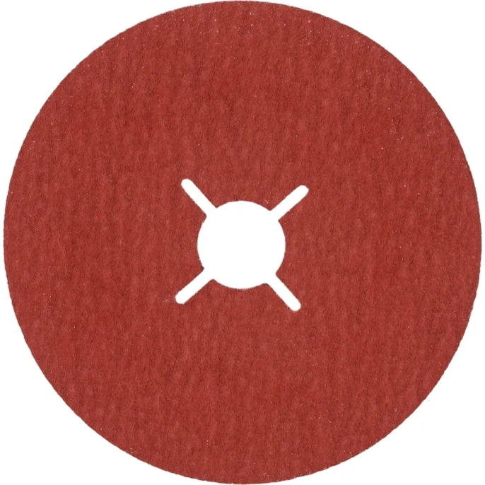 Керамический фибровый диск со шлицами XF885 (1 шт, 125х22 мм, P80) VSM 004969