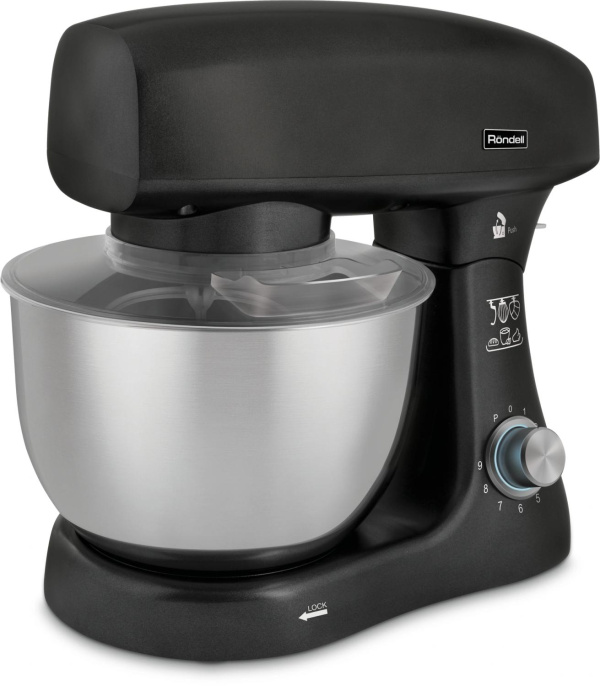 Кухонная машина Rondell 1400-RE-01, черный [rde-1400]