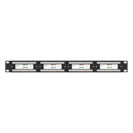 Exegate EX297317RUS Патч-панель ExeGate EPP3-19-24-8P8C-C6-110D-C 19", UTP, 24 port, cat.6, KRONE&110 dual IDC , 1U, RoHS, с кабельным органайзером и защитными шторками, Black, RTL