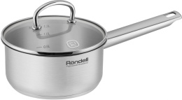 Ковш Rondell Solo RDS-1601, 1.3л, с крышкой, стальной