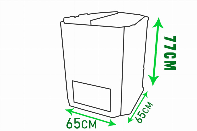 Компостер Patrol Modular 300L czarny KOMPOST300CZAPG001