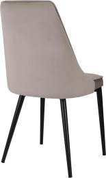 Стул для дома Бюрократ CH-K4 т.бежевый Holland 61 металл черный на ножках CH-K4_1/HL61