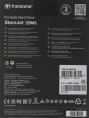 2ТБ Внешний диск HDD Transcend StoreJet 25M3 TS2TSJ25M3G, USB 3.0, зеленый