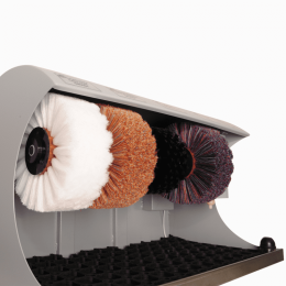 Машинка для чистки обуви Эко Лидер Серый RAL 7040 Eco Lider RAL 7040