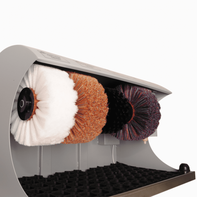 Машинка для чистки обуви Эко Лидер Серый RAL 7040 Eco Lider RAL 7040