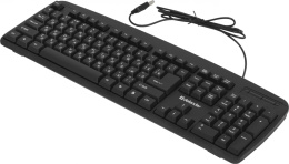Клавиатура Defender Office HB-910, проводная, USB, мембранная, черный [45910]