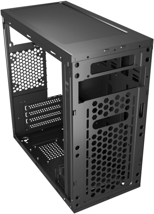 Корпус mATX Digma DCC-MN306, Mini-Tower, без БП,  черный