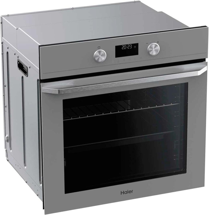 Духовой шкаф Электрический Haier HOQ-K5AAN3GG серый/серебристый (FY001ME09RU)