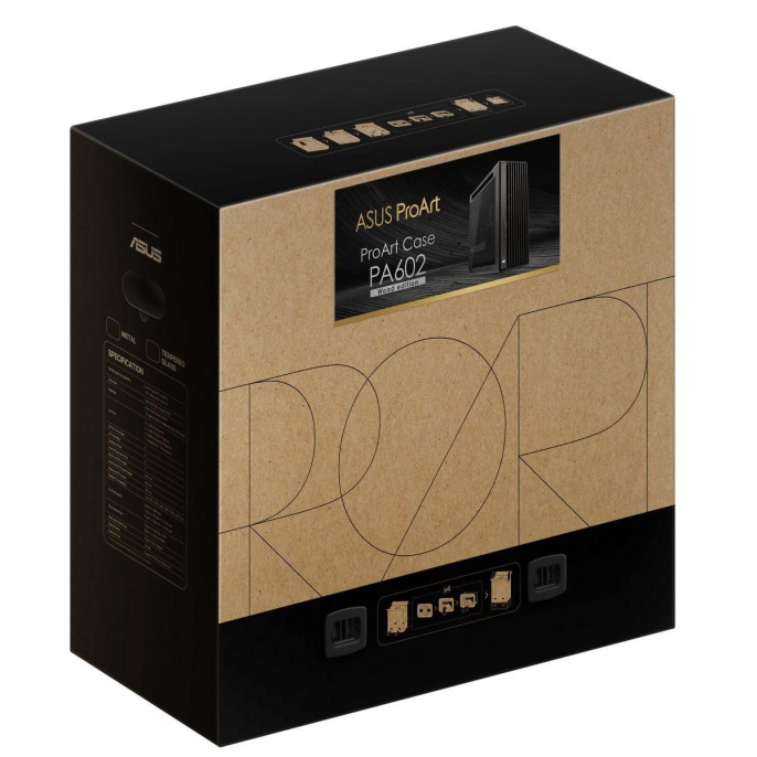 Корпус ASUS PROART PA602 WOOD TG PWM BLACK