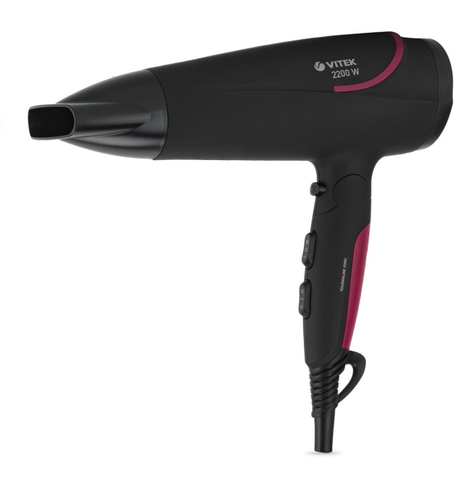 Фен Vitek VT-8226, 2200Вт, черный